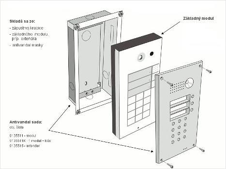 2N® Helios - monosti intalcie modulov